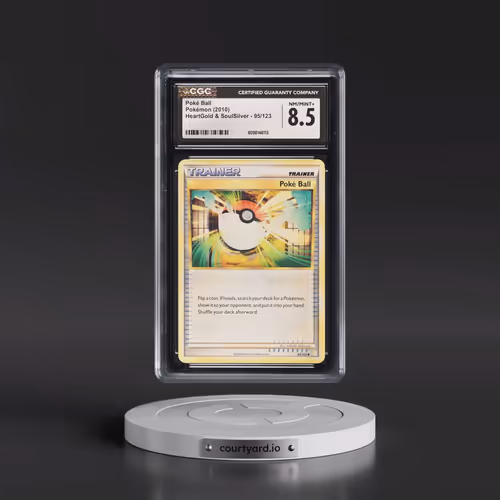 2010 HeartGold & SoulSilver #95/123 Poké Ball (CGC 8.5 NM-MT+)