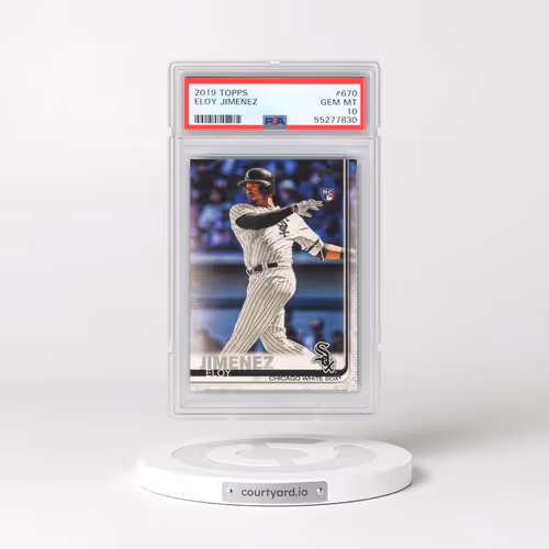 2019 Topps #670 Eloy Jimenez (PSA 10 GEM MINT)