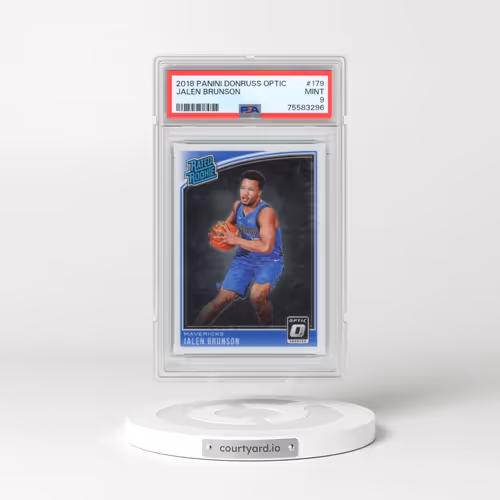 2018 Panini Donruss Optic #179 Jalen Brunson (PSA 9 MINT)