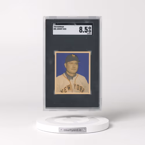 1949 Bowman #85 Johnny Mize (SGC 8.5 NM-MT+)