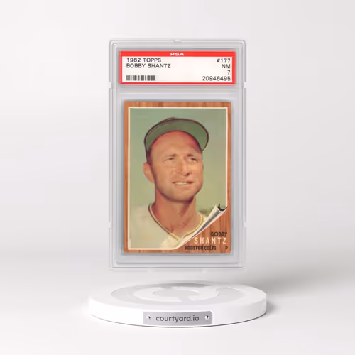 1962 Topps #177 Bobby Shantz (PSA 7 NM)