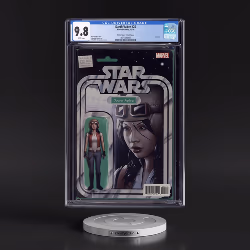 Darth Vader #25 CGC 9.8 White Pages (Marvel Comics, 12/16) - Universal Action Figure Variant Cover
