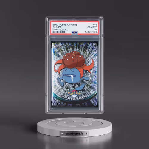 2000 Topps Chrome Pokémon T.V. #44 Gloom (PSA 10 GEM MINT)