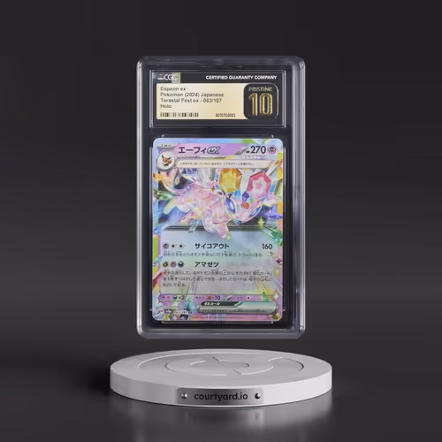 2024 Pokémon Sv8a-Terastal Fest EX #063 Espeon EX - Holo (CGC 10 PRISTINE)