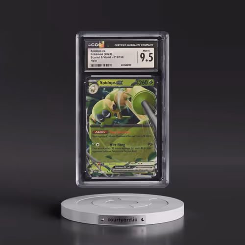 2023 Pokémon Svi EN-Scarlet & Violet #019 Spidops EX - Holo (CGC 9.5 MINT+)