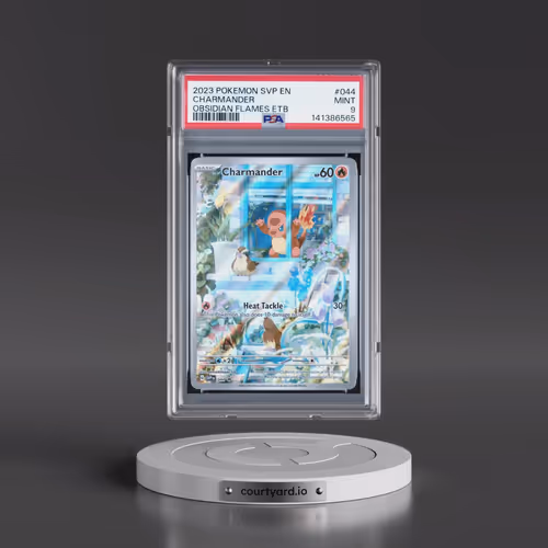 2023 Pokémon Svp EN-SV Black Star Promo #044 Charmander - Obsidian Flames Elite Trainer Box (PSA 9 M