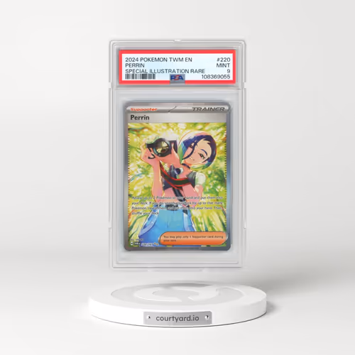 2024 Pokémon Twm EN-Twilight Masquerade #220 Perrin - Special Illustration Rare (PSA 9 MINT)