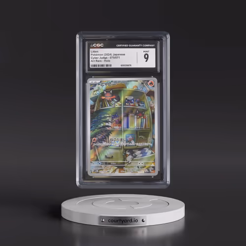 2024 Cyber Judge #075/071 Litten - Art Rare Holo (CGC 9 MINT)