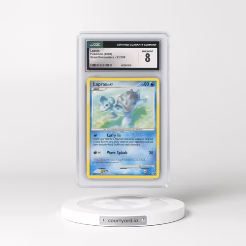 2008 Great Encounters #21/106 Lapras (CGC 8 NM-MT)