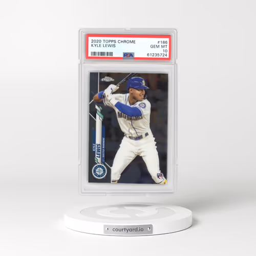 2020 Topps Chrome #186 Kyle Lewis (PSA 10 GEM MINT)