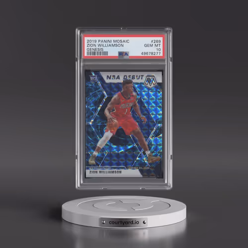 2019 Panini Mosaic #269 Zion Williamson - Genesis (PSA 10 GEM MINT)