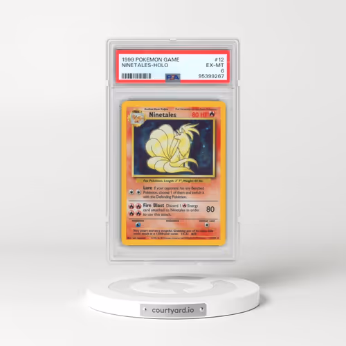 1999 Pokémon Game #12 Ninetales - Holo (PSA 6 EX-MT)