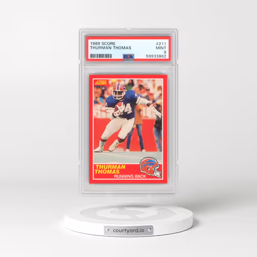 1989 Score #211 Thurman Thomas (PSA 9 MINT)