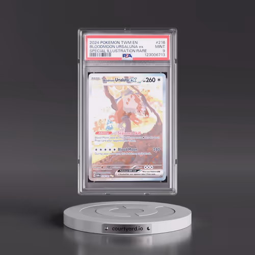 2024 Pokémon Twm EN-Twilight Masquerade #216 Bloodmoon Ursaluna EX - Holo Special Illustration Rare