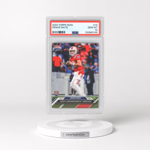 2024 Topps Now #10 Drake Maye (PSA 10 GEM MINT)