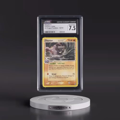 2006 EX Dragon Frontiers #14/101 Cloyster δ (CGC 7.5 NM+)