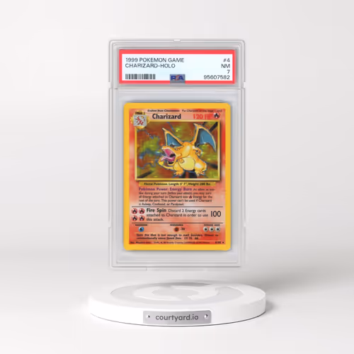 1999 Pokémon Game #4 Charizard - Holo (PSA 7 NM)