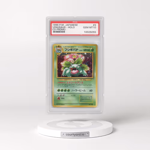 1999 Pokémon CD Promo #3 Venusaur - Holo CD Promo (PSA 10 GEM MINT)