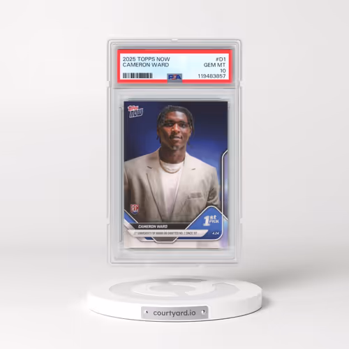 2025 Topps Now #D1 Cameron Ward (PSA 10 GEM MINT)