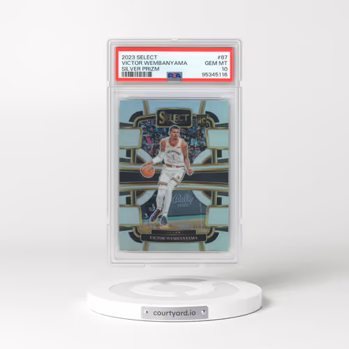 2023 Panini Select #87 Victor Wembanyama - Silver Prizm (PSA 10 GEM MINT)