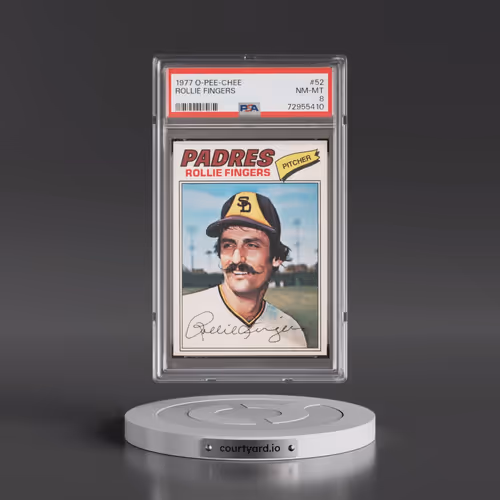 1977 O-Pee-Chee #52 Rollie Fingers (PSA 8 NM-MT)