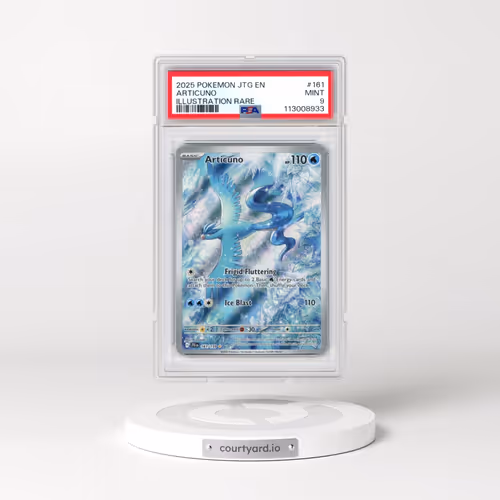 2025 Pokémon Jtg EN-Journey Together #161 Articuno - Illustration Rare (PSA 9 MINT)