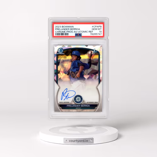 2023 Bowman Chrome Prospect Autographs #CPAPB Prelander Berroa - Atomic Refractor (PSA 10 GEM MINT)