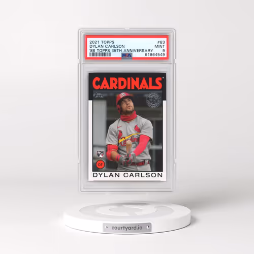 2021 Topps 1986 Topps Baseball 35th Anniversary #83 Dylan Carlson (PSA 9 MINT)