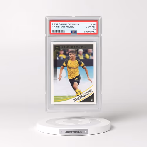 2018 Panini Donruss #66 Christian Pulisic (PSA 10 GEM MINT)