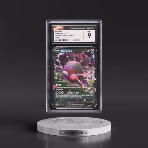 2022 Brilliant Stars #095/172 Morpeko V - Holo (CGC 9 MINT)