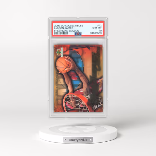 2003 UD Collectibles LeBron James Freshman Season #12 LeBron James (PSA 10 GEM MINT)