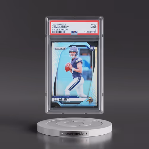 2024 Panini Prizm #400 JJ McCarthy - Silver Prizm (PSA 9 MINT)