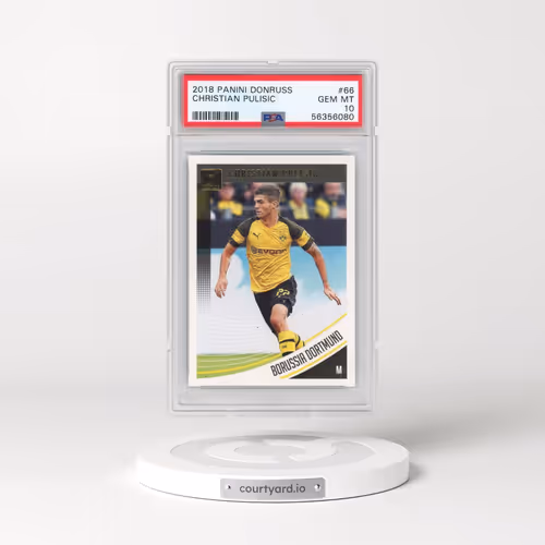 2018 Panini Donruss #66 Christian Pulisic (PSA 10 GEM MINT)