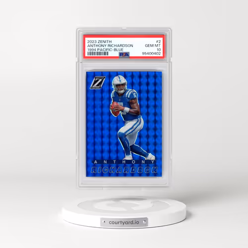 2023 Panini Zenith 1994 Pacific #2 Anthony Richardson - Blue (PSA 10 GEM MINT)