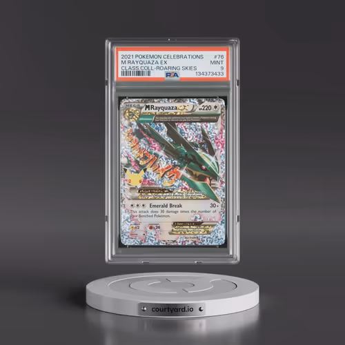 2021 Pokémon Celebrations Classic Collection #76 M Rayquaza EX - Holo (PSA 9 MINT)