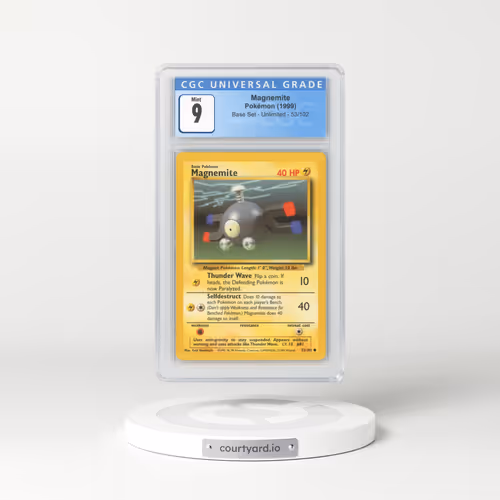 1999 Base Set #53 Magnemite (CGC 9 MINT)