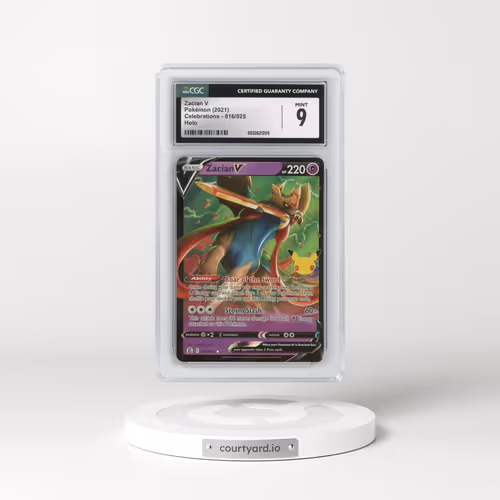 2021 Celebrations #016/025 Zacian V - Holo (CGC 9 MINT)