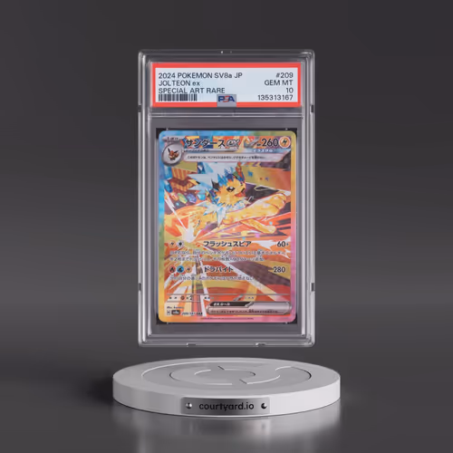 2024 Pokémon Sv8a-Terastal Fest EX #209 Jolteon EX - Holo Special Art Rare (PSA 10 GEM MINT)