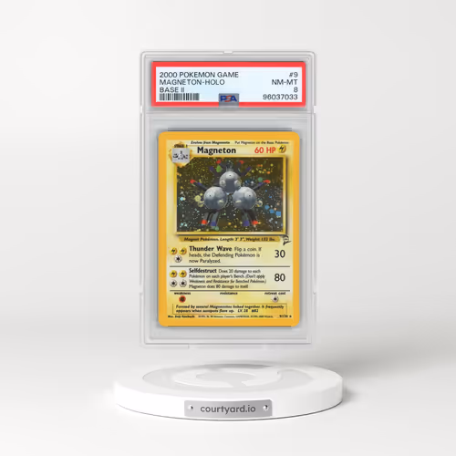 2000 Pokémon Game Base II #9 Magneton - Holo (PSA 8 NM-MT)
