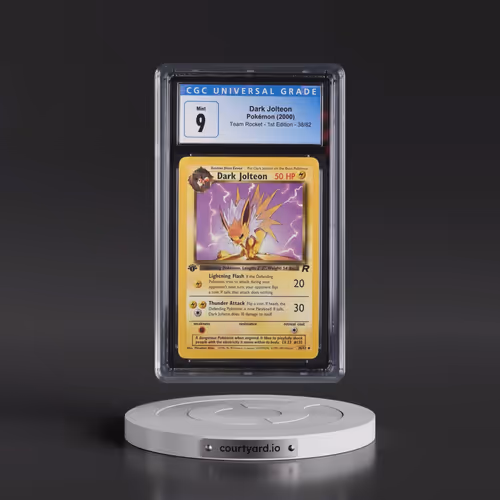 2000 Team Rocket #38/82 Dark Jolteon - 1st Edition 1st Edition (CGC 9 MINT)