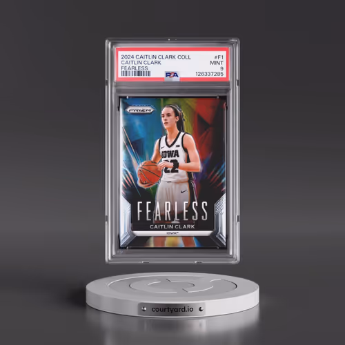 2024 Panini Caitlin Clark Collection Fearless #F1 Caitlin Clark (PSA 9 MINT)