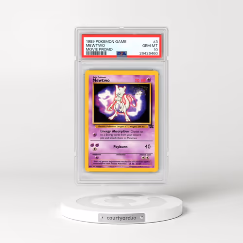 1999 Pokémon Game Movie #3 Mewtwo - Movie Promo (PSA 10 GEM MINT)