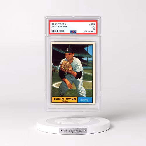 1961 Topps #455 Early Wynn (PSA 5 EX)