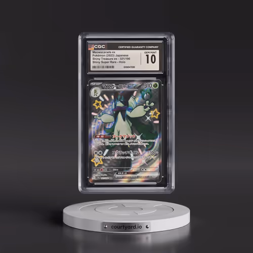 2023 Shiny Treasure ex #321/190 Meowscarada ex - Shiny Super Rare Holo (CGC 10 GEM MINT)