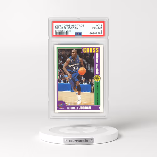 2001 Topps Heritage Crossover #C12 Michael Jordan - Crossover (PSA 6 EX-MT)