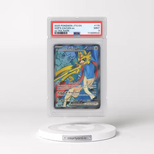 2025 Pokémon Jtg EN-Journey Together #176 Hop's Zacian EX - Holo Ultra Rare (PSA 9 MINT)