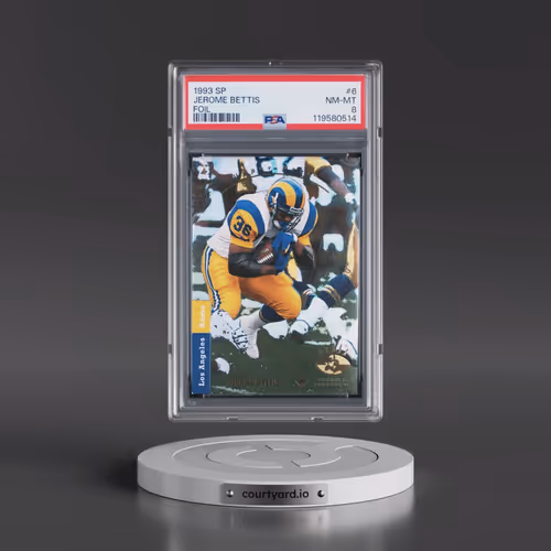 1993 SP #6 Jerome Bettis - Foil (PSA 8 NM-MT)
