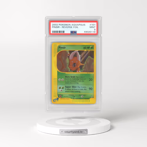 2003 Pokémon Aquapolis #101 Pinsir - Reverse Foil (PSA 9 MINT)