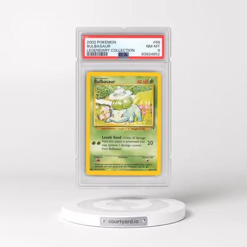 2002 Pokémon Legendary Collection #68 Bulbasaur (PSA 8 NM-MT)