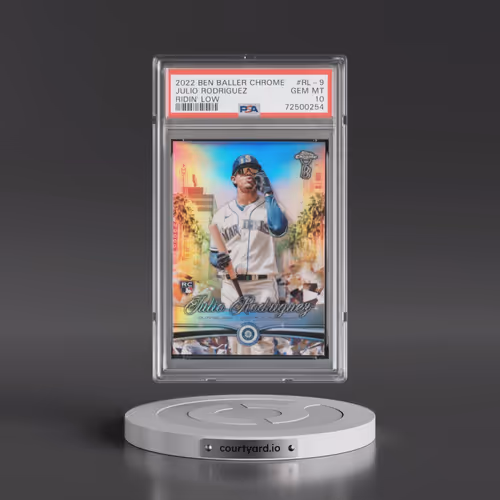 2022 Topps Chrome Ben Baller Ridin' Low #RL-9 Julio Rodriguez (PSA 10 GEM MINT)